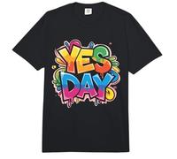 Yes Day Colorido Splash Bold Expression Comfort Colors Adult Heavyweight T-Shirt