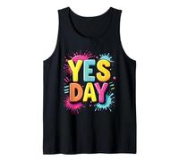 Yes Day Niño Niño Sí Día Diversión Camiseta sin Mangas