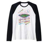 Yes Day Sports con papá Camiseta Manga Raglan