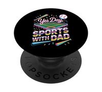 Yes Day Sports con papá PopSockets PopGrip Adhesivo