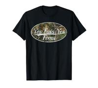 Yes Fats Yes Fems Camo Distressed Classic Style Camiseta