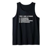 Yes I Am A CHUD Funny Unhinged Gen Z Meme Argot Brainrot Gag Camiseta sin Mangas