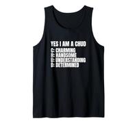 Yes I Am A CHUD Funny Unhinged Gen Z Meme Argot Brainrot Gag Camiseta sin Mangas