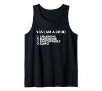 Yes I Am A CHUD Funny Unhinged Gen Z Meme Argot Brainrot Gag Camiseta sin Mangas