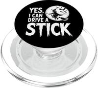 Yes I Can Drive A Stick Halloween Witch Spooky Escoba PopSockets PopGrip para MagSafe