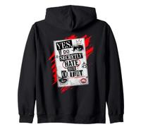 Yes I DO Secretly Odio TU Traje Collage de Moda sarcástica Sudadera con Capucha