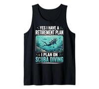 Yes I Have A Retirement Plan I Plan On Scuba Diving Camiseta sin Mangas