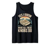 Yes I Know What All These Knobs Do Tech Audio Sound - Camiseta sin Mangas