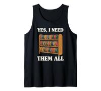 Yes I Need Them All Disc Golf Hombres Mujeres Disc Golf Camiseta sin Mangas