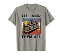 Yes I Need Them All Disc Golf Shelf Broma Disc Golf Camiseta