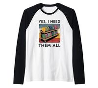 Yes I Need Them All Disc Golf Shelf Broma Disc Golf Camiseta Manga Raglan