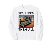 Yes I Need Them All Disc Golf Shelf Broma Disc Golf Sudadera
