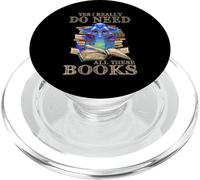 Yes, I Really Do Need All These Books Funny Dragon Jokes PopSockets PopGrip para MagSafe