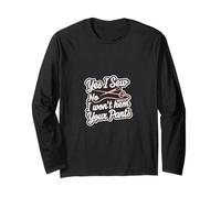 Yes I Sew No I Won't Hem Your Pants Quilting Humor ----- Manga Larga