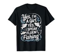 Yes I Speak Fluent Fishing - Pescador Pescador Amante de los Peces Camiseta