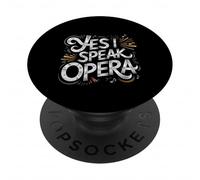 Yes I Speak Opera Cantante de Teatro intérprete - PopSockets PopGrip Adhesivo