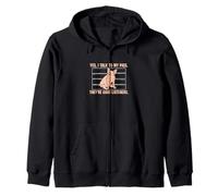 Yes I Talk To My Pigs Are Good Listeners Funny Pig Lover Sudadera con Capucha