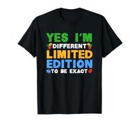 Yes Im Different - Regalo de edición limitada para adolescentes autistas Camiseta