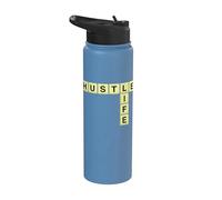 Yes I'm Hustling Motivación Entrenamiento Gimnasio Entrenamiento Traje Stainless Steel Insulated Water Bottle