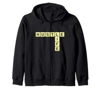 Yes I'm Hustling Motivación Entrenamiento Gimnasio Entrenamiento Traje Sudadera con Capucha