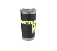 Yes I'm Hustling Motivación Entrenamiento Gimnasio Entrenamiento Traje Vaso térmico de acero inoxidable de doble pared