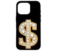 Yes I'm Rich, Elegant Hip Hop Cool Necklace with Dollar Carcasa para iPhone 16 Pro