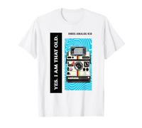 Yes I'm That Old 1980s Analog Kid - Gráfico de cámara retro Camiseta
