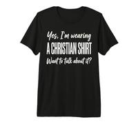 Yes I'm Wearing A Christian Shirt For Men Camiseta Premium