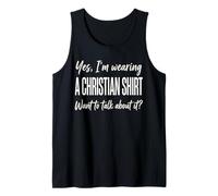 Yes I'm Wearing A Christian Shirt For Men Camiseta sin Mangas
