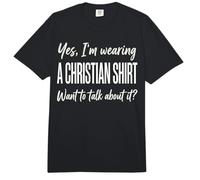 Yes I'm Wearing A Christian Shirt For Men Comfort Colors Adult Heavyweight T-Shirt