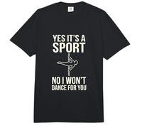 Yes It's a Sport Funny Pole Dance Bailarina Humor Comfort Colors Adult Heavyweight T-Shirt