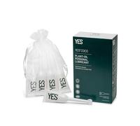 YES Lubricante personal a base de aceite de coco, nutritivo y de larga duración para sequedad vaginal, certificado orgánico, alternativa natural a lubricantes de silicona (6 aplicadores)