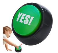 Yes No Button - Answer Buzzers For Classroom | Squeeze Prank Toy Button with Musical Sounds - Yes/NO/Sorry/Maybe Fun Interactive Game Quiz for Kids Students ABS 9cm