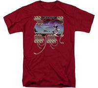 Yes Rock Band Yessongs Adult T-Shirt Maroon Mens