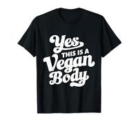Yes This Is A Vegan Body Camiseta