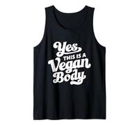 Yes This Is A Vegan Body Camiseta sin Mangas