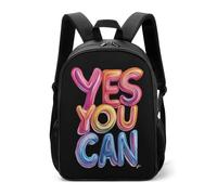 Yes You Can - Mochila de viaje con correas ajustables para uso diario, para mujeres y hombres