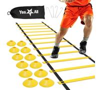 Yes4All 03NF Escalera de agilidad, Combo Amarillo