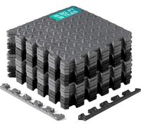 Yes4All 30x30 cm hasta 3.3 m² Set 12/16/36 Baldosas de Espuma EVA, Estera de Espuma, Estera de Gimnasio, Estera de Enclavamiento para Suelo de Garaje, Piscina al Aire Libre, Bañera de Hidromasaje