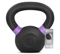 Yes4All 4-32kg Pesa Rusa recubierto de polvo con mango ancho, Kettlebell de competición