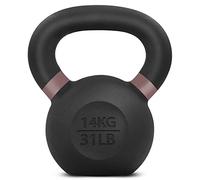 Yes4All 4-32kg Pesa Rusa recubierto de polvo con mango ancho, Kettlebell de competición