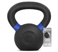 Yes4All 4-32kg Pesa Rusa recubierto de polvo con mango ancho, Kettlebell de competición