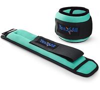 Yes4All 45MH Pesas para tobillos y muñecas de neopreno (0,45 kg - 4,5 kg) - Ankle Weights Set, Tobilleras con peso 2 x 1,1 KG