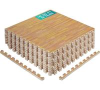 Yes4All 60x60 cm hasta 11,1 m² Juego 6/12/30 Baldosas de espuma EVA, alfombra de espuma, alfombra de gimnasio, alfombra de enclavamiento, suelo de garaje, piscina al aire libre, bañera de hidromasaje