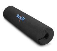 Yes4All - Almohadilla para mancuernas y sentadillas, almohadilla protectora ara cuello y hombros, compatible con barras olímpicas de 1 y 2 pulgadas - KTD1, Black_ Single_SSA