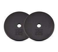 Yes4All BAAI - Juego de 2 discos de peso de hierro fundido de 2,5 cm, 2,5 cm, 3,4 kg, juego de 2 discos de peso estándar