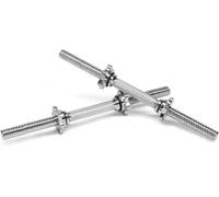 Yes4All Barra de Pesas para Mancuernas - 2 Barras Cortas 25mm, 30mm