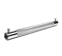 Yes4All Conector para Mancuernas de 3 cm, Longitud 40 cm, Barra Cromada para Convertir Dos Mancuernas en Barra de Pesas