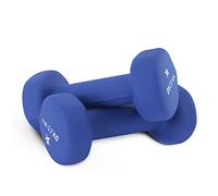 Yes4All DOHL Hexagonales Par de mancuernas de neopreno (1 kg to 7 kg) - Pesos Fitness, Azul oscuro - 2,7 KG x 2