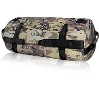 Yes4All LSRJ Saco de Arena, Camuflaje, 0-90 Kilogramos, Saco lastrado para entrenamiento de carrera, Saco de Arena para entrenamiento funcional, Crossfit, Fitness, Conditioning